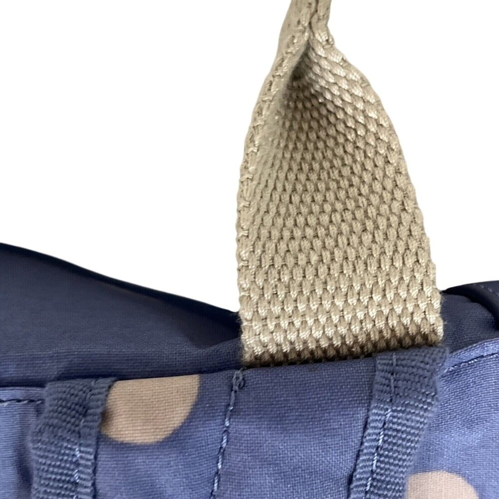 Cath Kidston London Light Blue Polka Dot Fold Over Backpack NWOT - Picture 10 of 16